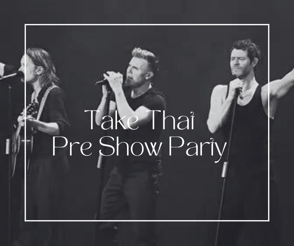 Take That Pre Show Party at Menagerie Manchester May 7th - 11th